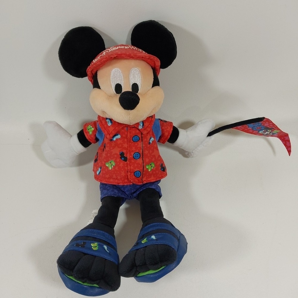 2006 Disney World‎ ParksPlush Mickey Mouse  Stuffed Toy 11" VtG